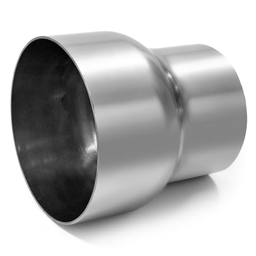 Image of 3 inch OD to 4 inch OD Exhaust Adapter Connector 304 Stainless Steel