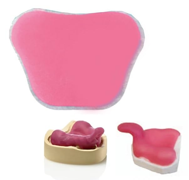 AmeriCan Goods 10/Pack Dental Custom Tray Material Plates Hybrid Light Cure 2.0mm Thick for Custom Trays (Pink)