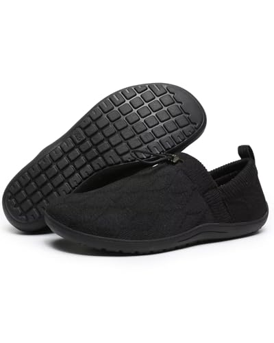 Women's Wide Toe Barefoot Minimalist Walking Shoes Comfortable Tennis Gym Athletic Flats Slip-on Sneakers2