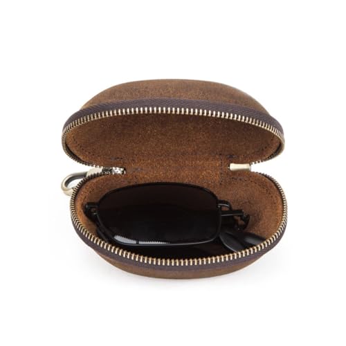 Image of Unisex Semi-Hard Shell Folding Eyeglasses Cases With Clasps | Protective Case For Folding Glasses