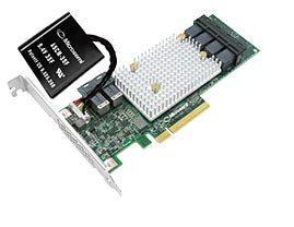 microsemi SmartRAID 3154-24i PCI Express x8 3.0 12 Gbps RAID Controllers (SAS, PCI Express x8, Half Height (Low Profile), 0, 1, 1 ADM, 5, 6, 10, 50, 60, 12 Gbps, 167 mm)