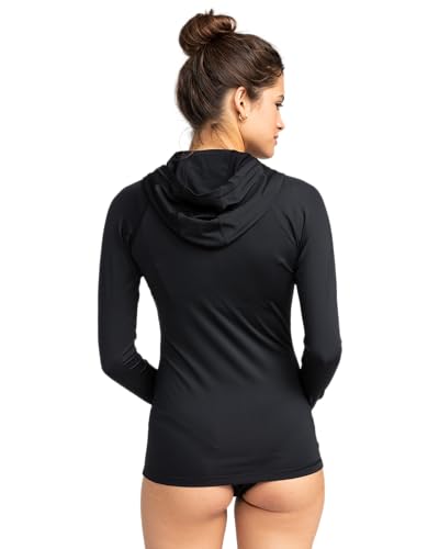Roxy Women's Zip-up Hooded Rashguard – UPF 50+, Surf, Hiking, Volley, Workout, Yoga, Quick-Dry Shirt4