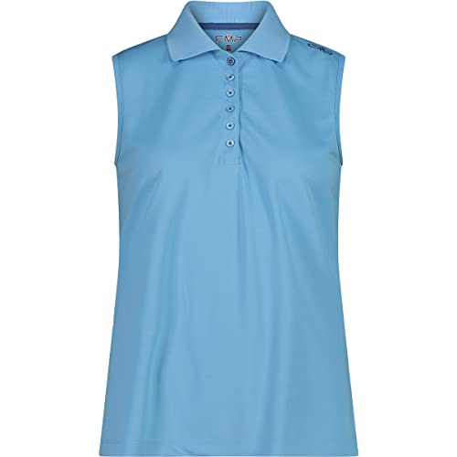 CMP Damen Funktions Polo T-Shirt, Cielo, 40