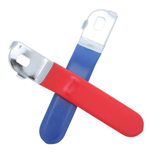 SHOWERORO Manija manual resistente para válvula de bola, pack de 2 piezas en plástico e hierro, diseñada para sistemas de drenaje y tuberías de agua