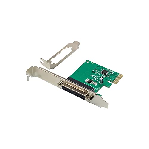 X-Media Xm-Pex-1P Pci-E 1-Port Db25 Parallel Pci Express (Pcie X1) Card - Ieee 1284 Parallel Adapter Card - Wch382L Chipset - Supports Ecp/Epp/Spp #TOP1