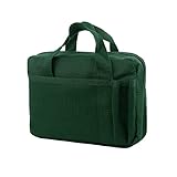 Green Polyester LDS Quad Scripture Case Tote Bag for Latter-day Saint Scriptures