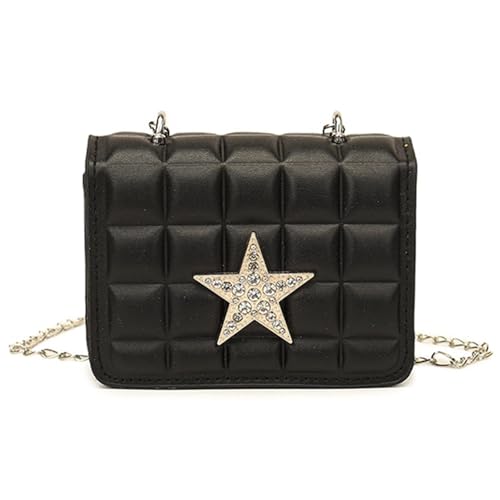 RETUOLWAG Bolso bandolera de moda para mujer, con diamantes de imitación y estrellas, para el trabajo diario, con diamantes de imitación, para el trabajo diario, hombros de estrella, para mujer