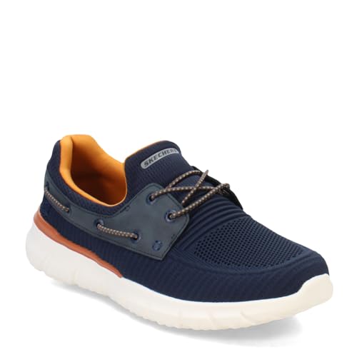 Skechers Men's Del Retto-Clean Slate Knitted Bungee Slip On2