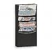 Durham Mfg Black - Literature Rack,Compartment 5,Blk, 403-08