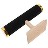 Homoyoyo Estante de Madera para Pulseras Tapa de Metal, Organizador Decorativo para Joyas y Accesorios, Soporte para Brazaletes y Coleteros en Escritorio