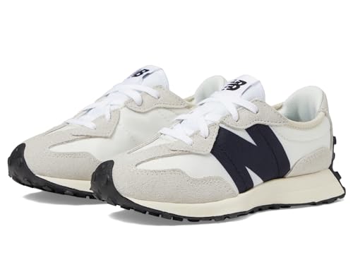 New Balance Kid's 327 V1 Sneaker, Silver Birch/Black, 7 Big...