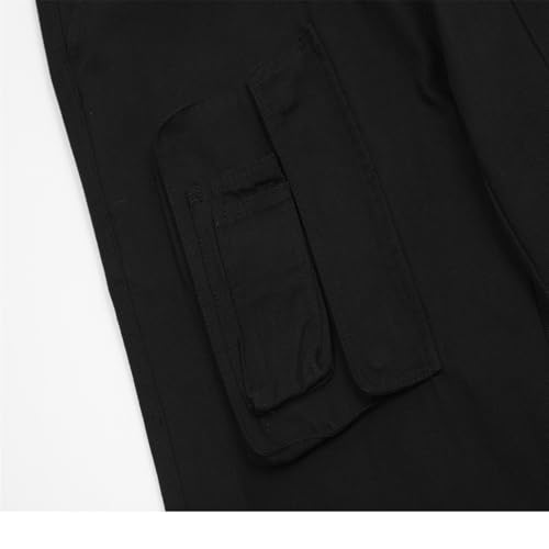 Men's Pants Workwear Loose Straight Leg Casual Multi-Pocket Trousers3