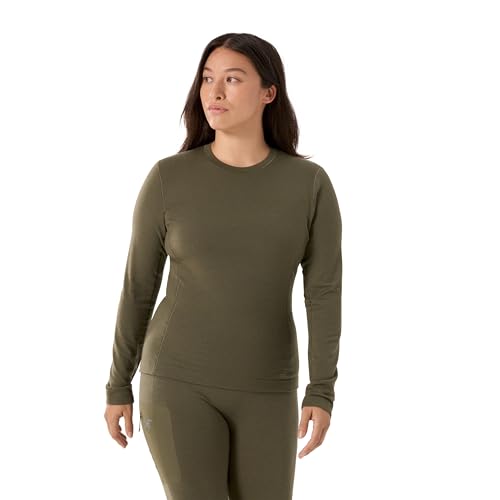 Arc'teryx Satoro Merino Wool Crew Neck LS Women's | Lightweight Merino-Blend Base Layer - Redesign | Tatsu, Small