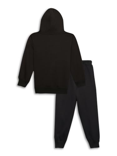 Image of Mack Jonney Printed Hooded Cotton Fleece Tracksuit Co-Ord Set for Kids-MACK38112