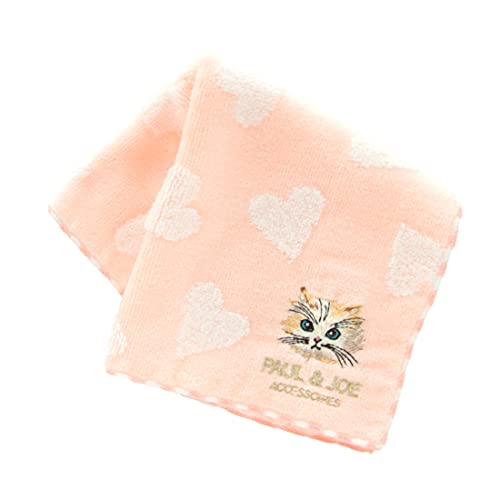 ポール&ジョー レディース タオルハンカチ ネコ モチーフ 婦人 ハンドタオル 25cm ポールアンドジョー PAUL&JOE ACCESSOIRES 抗菌 防臭 107603-1513-01
