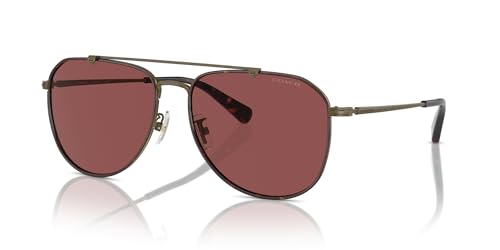 Image of COACH mens Hc7164 Aviator Sunglasses