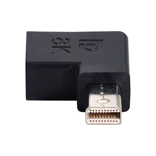 chenyang Mini DP DisplayPort 1.4 Conector Adaptador Ángulo 90° miniatura 7