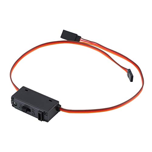 Preisvergleich Produktbild Ballylelly Großer elektronischer Stromschalter Lipo-Batterieschalter EIN- / Ausschalter mit JR-Stecker RC-Modellsatz für RC-Auto-Boot