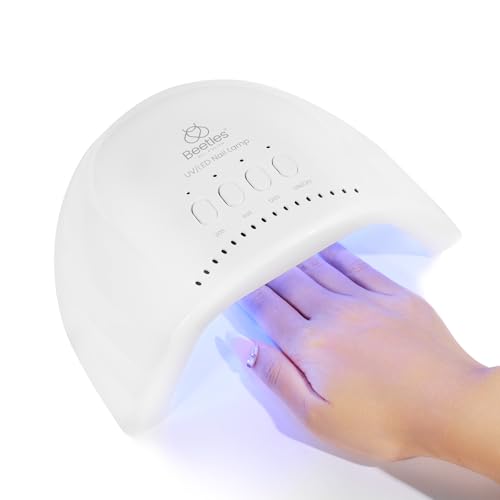 Beetles UV Nail Lamp, LED Nail Lamp with 3 Timer 30/60/120s UV Light for Gel Nails Smart Sensor...