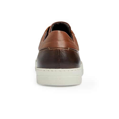 Image of Bruno Magli Men's Diego Sneakers, Leather Shoes, Lace-Up Casual Shoes
