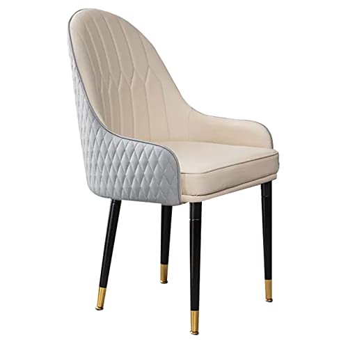 Chaises de cuisine en cuir super fibre et dossier bois ergonomique