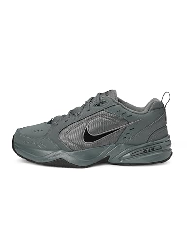 Nike Air Monarch IV Workout-Schuh für Herren, Zapato de Entrenamiento Hombre, Gris Oscuro y Negro, 43 EU