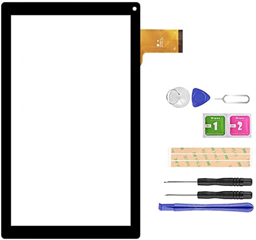 LADYSON Panel de pantalla táctil de 10.1 pulgadas para Selecline MID11Q9L Tablet PC Kit de piezas de repuesto de lente de cristal completo, con herramientas gratuitas