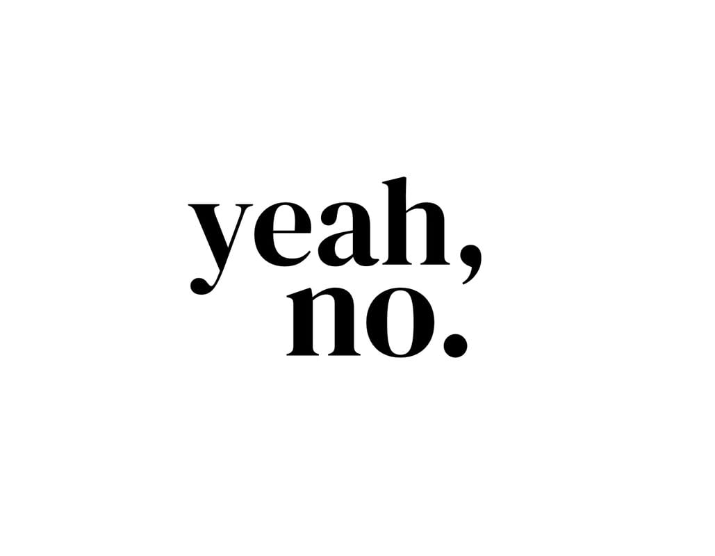 Yeah, No Midwest Funny Means Nope NOK Decal Vinyl Sticker |Cars Trucks Vans Walls Laptop| Black |5.1 x 3.2 in|NOK2084