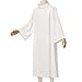 BLESSUME Church Priest Liturgical Alb Robe