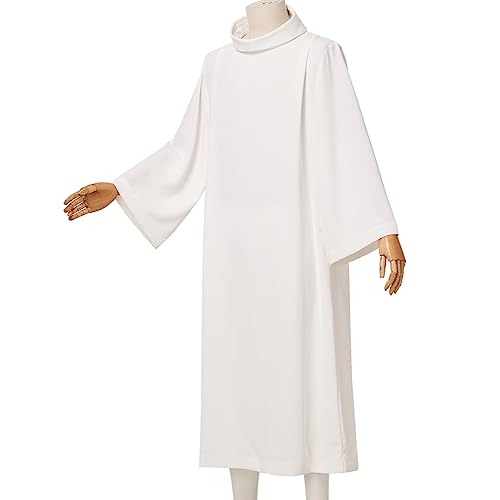 BLESSUME Church Priest Liturgical Alb Robe3