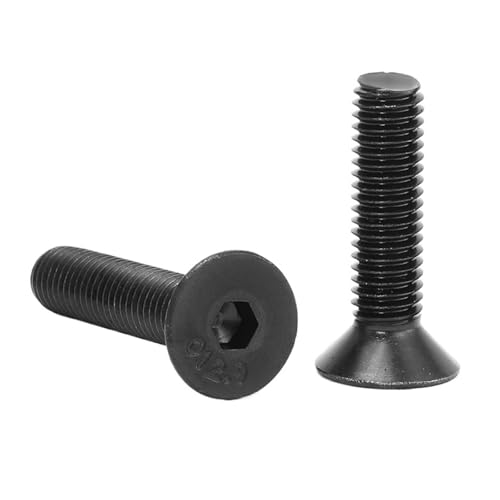 50個 M1.6 M2.5 炭素鋼 皿頭六角ネジ フライスヘッドネジ(8mm,M2.5(50pcs))