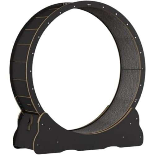 猫の車輪 キャットホイール 大型 猫 ホイールホイール 猫 ルームランナー 猫 回し車 猫爪とぎ 自走式キャットウォーク ロック装置内蔵 TPE静音低ノイズローラー ルームランナー 交換可能 室内飼い猫の運動不足を改善 低騒音 組み立て簡単 室内 (Mサイ