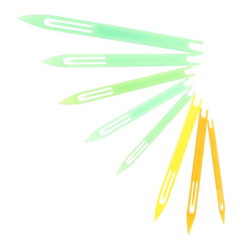 DOITOOL Fishnet Shuttle Repair Kit 8pcs Weaving Shuttles Mesh Needle Tool for Casting Net Fishing Random Color