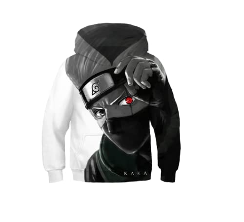 Naruto Pullover Kinder Grün - Anime Sweatshirt Baumwolle 5-13 Jahre