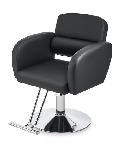 CO-Z Fauteuil de Coiffure Professionnel Pompe Hydraulique Hauteur Réglable 15CM pour Salon de Coiffure Spa Boutique de Tatouage pour Coiffeurs Esthéticiens...