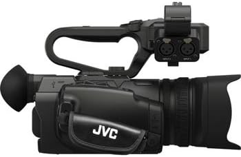 JVC GY-HM200U Ultra 4K HD 4KCAM Professional Camcorder & Top Handle Audio Unit