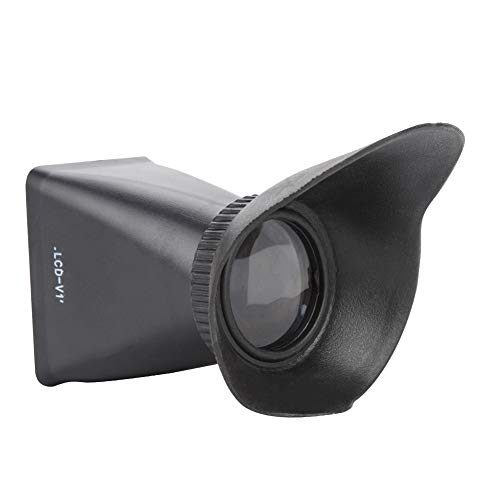 Visor LCD Visor 2.8X Visor de Aumento de Pantalla LCD Visor de Lupa con Campana Extensora para C�mara(V1)