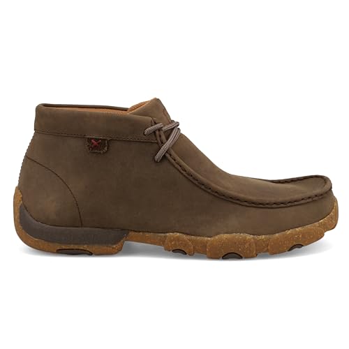 Image of Twisted X Men's Chukka Driving Moc, Moc Toe, Shitake, 10 W