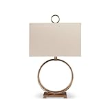 Signature Design by Ashley Mahala Traditional 28' Braided Metal Round Single Table Lamp, 3-Way Switch, UL Listed, Rectangular Shade, Antique Gold Finish