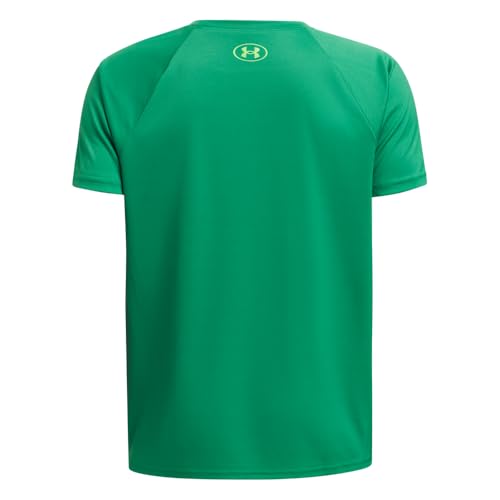 Image of Under Armour Boys' Tech Hybrid Printed Fill Short-Sleeve T-Shirt