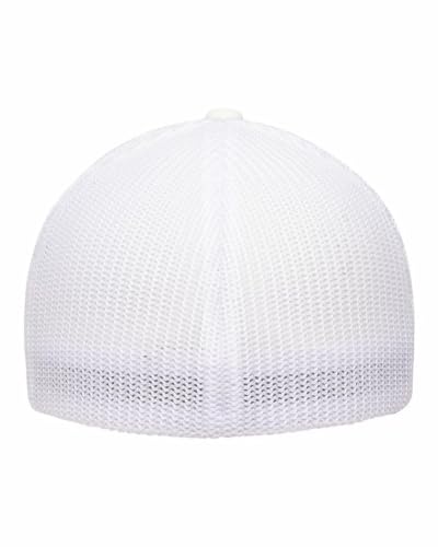 Image of Flexfit Unisex Mesh Fitted 2-Tone Trucker Hat, One Size