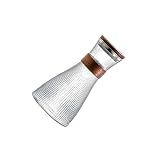 Ailan Brocca per acqua calda e fredda da 5 litri, contenitore in vetro, mantiene le bevande fresche per occasioni interne o esterne, barattolo per succhi di, Senza Coppe