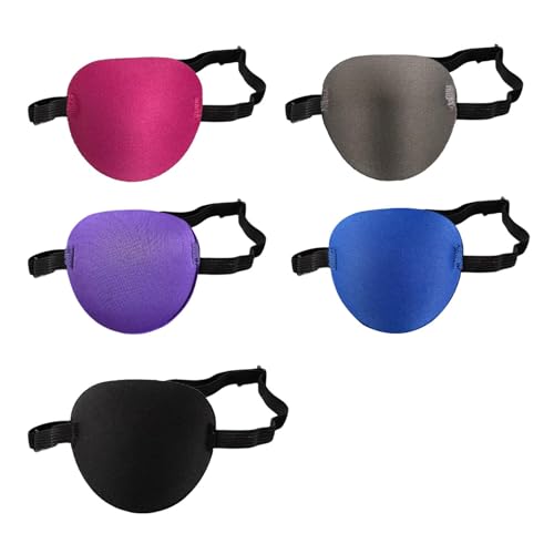 5Pcs Eye Patches for Adults Eyes Shield after Cataract Surgery 3D Concave Design Pirate Eyepatch for Left or Right Eye