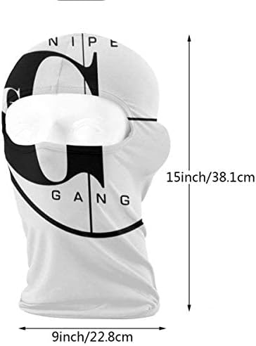 Miniatura 3 de Pasamontañas Rap con protección UV resistente al viento para ciclismo deportes al aire libre a prueba de viento para la cabeza color blanco Blanco