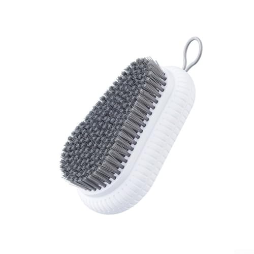 Bebykilemi Juego de cepillos para fregar para uso diario en estufas, fregaderos y duchas con diseño de mano eficiente para trabajos detallados (blanco)