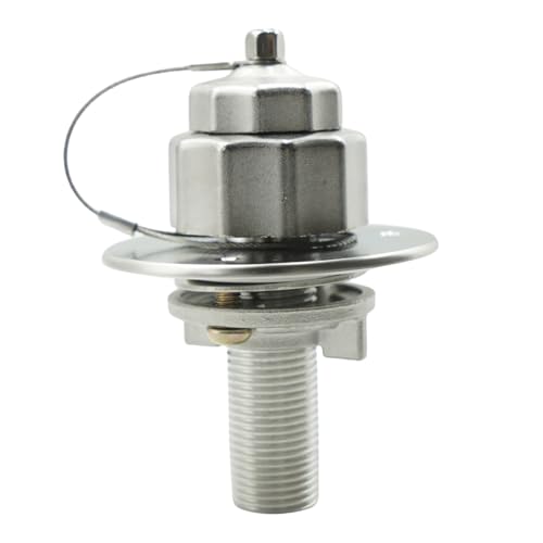 Image of RV City Water Inlet with Check Valve, RV Water Inlet Replacement, RV Water Fill Inlet,RV Water Inlet Connection for for RV Camper Motorhome Trailer Marine,Stainless steel