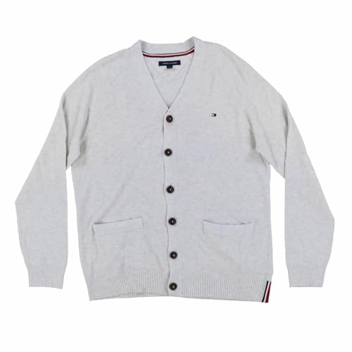Tommy Hilfiger Mens Buttondown Knit Cardigan Sweater (Gray,3X-L)2