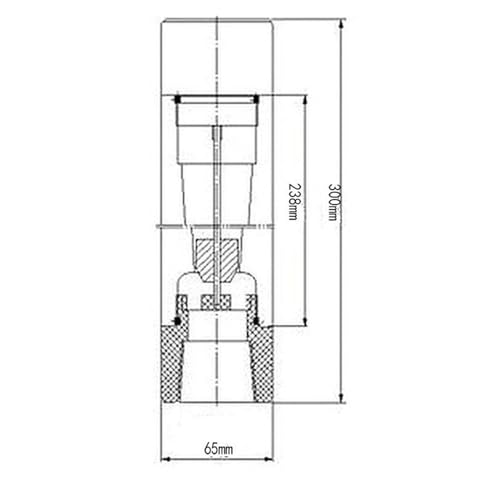 Débitmètre d'eau de haute précision LZM-40G avec connecteur en inox durable