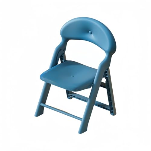 Jifocelt 子ども椅子 子供用スツール キッズ用折り畳み椅子 子ども用アームチェア ローチェア 子ども用家具 滑り止め付き 耐荷重60kg (ブルー)