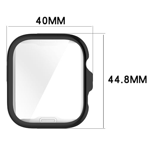Disscool Case Cover Compatible with Huawei Watch Fit 4 Protector Covers, Soft Anti Drop TPU Replacement Protective Cases Smart Watch Accessories(Black)
